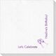 Corner Text with Champagne Glasses Design Deville Napkins Image 4 of 4